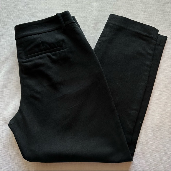 🆕 Merona Black Ankle Length Stretch Dress Pants Size 6 - Picture 5 of 15